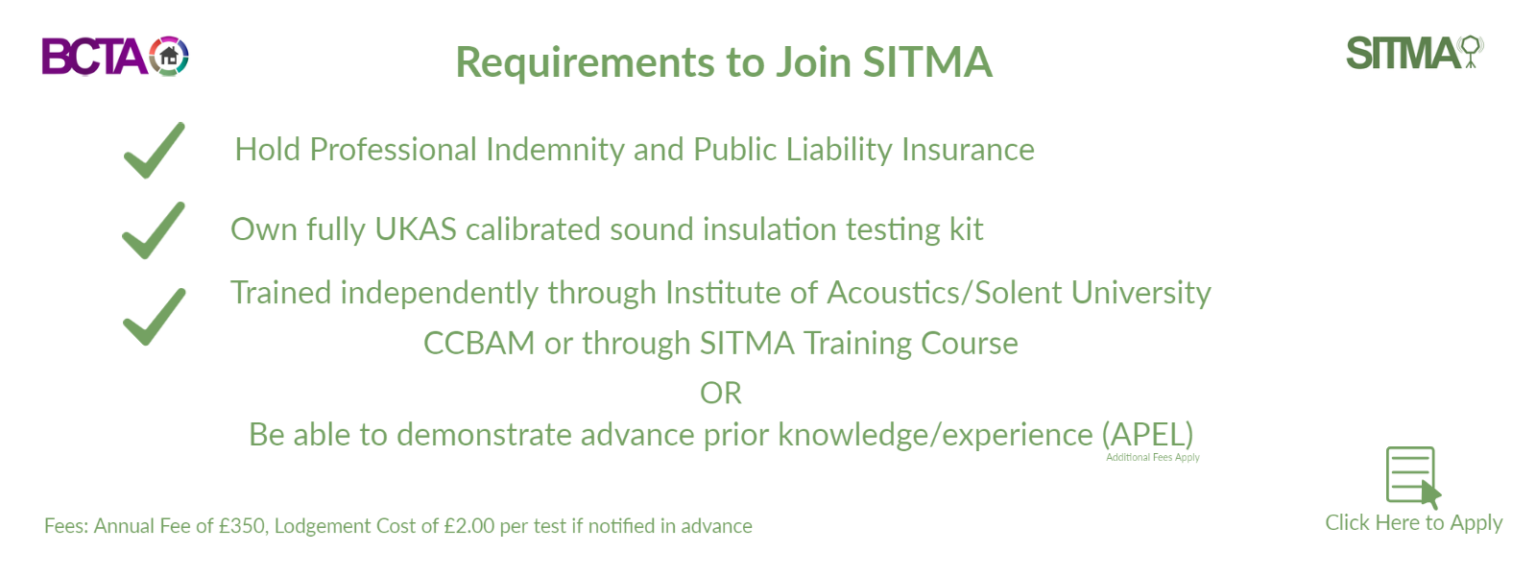 SITMA Sound Insulation Testing & Measurement Association Part of