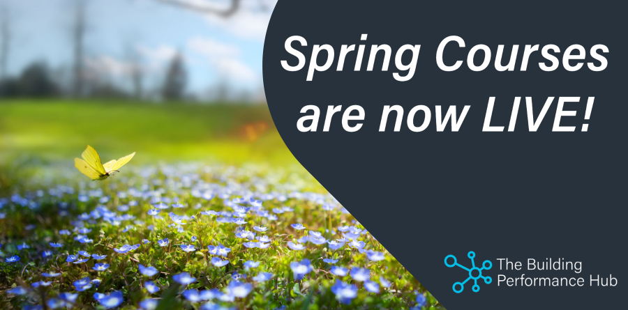 Spring Courses are LIVE!