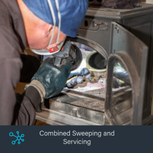 combined sweeping and servicing